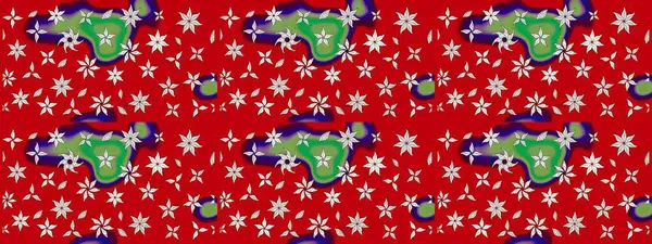 Raster illüstrasyonu. Klasik çiçek tasarımı elementleri. Kırmızı kıvırcık çiçekler kırmızı renkte şekillenir.