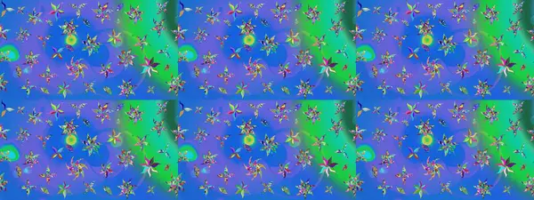 Raster deseni. Çiçekli çiçek deseni, suluboya. Küçük çiçekte güzel bir çiçek deseni..