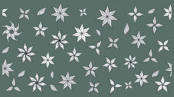 Güzel suluboya yaz çiçekleri deseni..