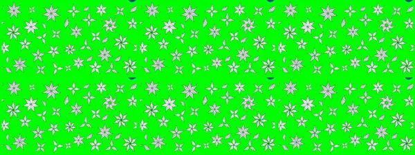 Güzel çiçek deseni. Yeşil renkli çiçekler. Renkli Bahar Teması eskiz kalıbı. Düz Çiçek Elementleri Tasarımı.