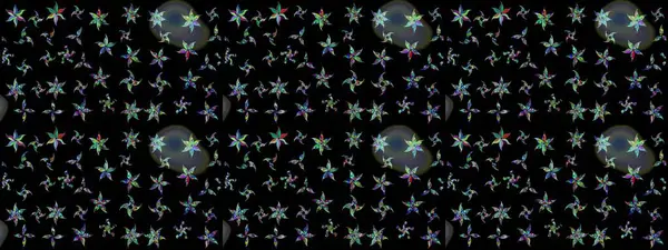 Anti-stres için soyut örnek sayfası. Raster illüstrasyonu. Siyah renklerde.