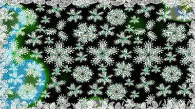 Raster Güzel kumaş deseni. Raster suluboya deseni, narin çiçekler, siyah çiçekler, tebrik kartı şablonu..