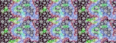 Renkli bir arka planda izole edilmiş güzel raster rengi nötr ve mavi kar taneleri. Düşen Noel stili kar taneleri. İllüzyon. Kar taneleri, kar yağışı.