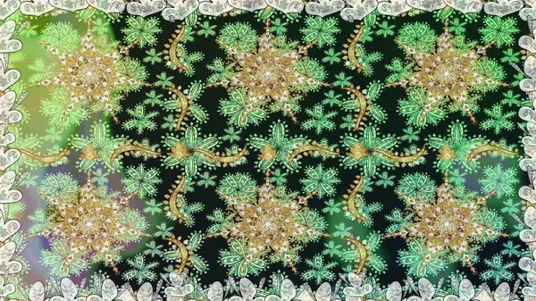 Barok tarzında kusursuz bir doğulu süsü. Raster oryantal süs. Gri renkli ve altın elementli altın desenli. Geleneksel klasik altın desen.