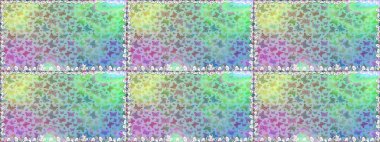 Raster illüstrasyonu. Ambalajlar, duvar kağıtları, kumaş tasarımı ve kağıt için güzel bir arka plan. Renkli kelebeklerin kusursuz arka planı. Mavi ve nötr tatlı kelebekler.