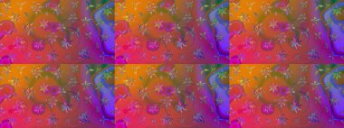 Raster illüstrasyonu. Tekstil veya kitap kapakları, imalat, duvar kağıtları, baskı, hediye paketi ve yapıştırma kitabı için çiçek eskizi geçmişi. Küçük ölçekli çiçeklerdeki basit sevimli desen.