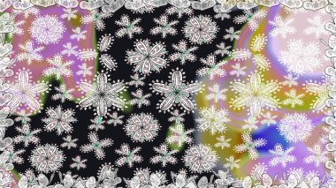 Tarafsız renklerde çiçekler. Renkli Bahar Temalı Kusursuz Arkaplan. Raster illüstrasyonunda kusursuz çiçek deseni. Düz Çiçek Elementleri Tasarımı.