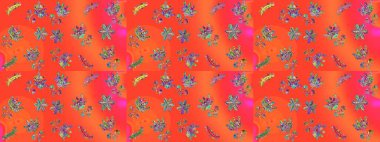 Kış arka plan. Noel kar taneleri ile arka plan. Raster Noel renkli arka plan ile sevimli kar tanesi. Raster illüstrasyon.