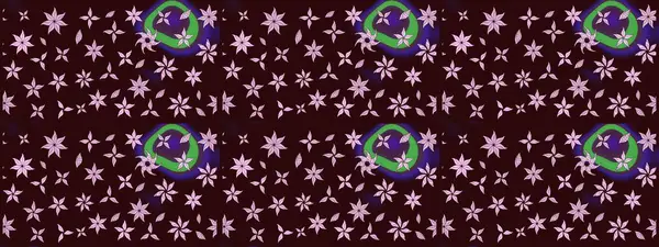 Modaya uygun kumaş deseni. Sevimli çiçek raster deseni. Renkli Yaz Temalı eskiz kalıbı. Düz Çiçek Elementleri Tasarımı.