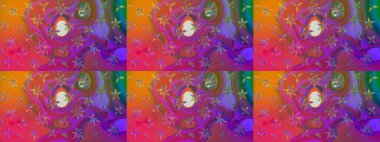 Ev dekoru. Paisley el çizimi elementler. Fantezi çiçekli eskiz deseni, doğal duvar kağıdı, çiçek desenli kıvrımlı illüstrasyon.