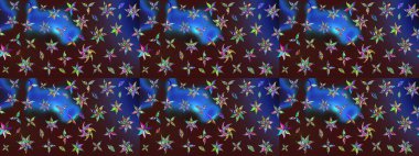 Kahverengi renkte manzaralı çiçek deseni. Çiçek kompozisyonu, el boyası, hassas şablon. Üst manzara, yumuşak stil. Sevgililer günü ve tebrik kartı konsepti için şık bir davet.