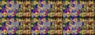 Renkli elementlerle Raster ilginç desen