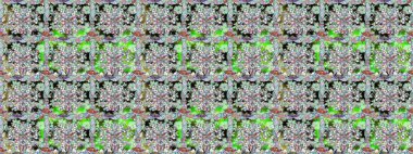 Düz Çiçek Elementleri Tasarımı. Sevimli çiçek raster deseni. Tarafsız renklerde çiçekler. Renkli Yaz Temalı Kusursuz Arkaplan.