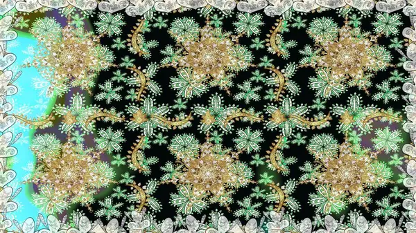 Noel, kar tanesi, yeni yıl 2019. Tarafsız renklerde, altın elementlerle kusursuz bağ dokusu.