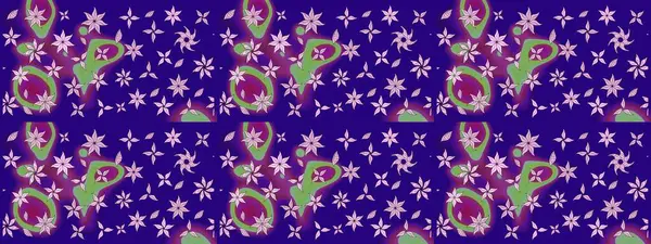 Mavi renkli çiçekler. Raster güzel bir çiçek deseni çizmiş. Tatil havası. Nazik romantik baskı. Bahar mevsimi.