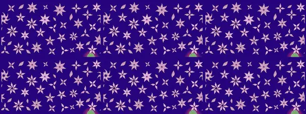 Vadinin mavi renkli çiçekleri. Raster çiçek desenleri çiziyor..