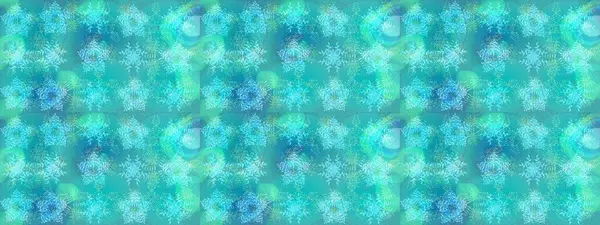 Kar taneleri, kar yağışı. İllüzyon. Düşen Noel stili kar taneleri. Güzel raster mavisi, yeşil ve nötr kar taneleri renkli bir arkaplanda izole edilmiş..