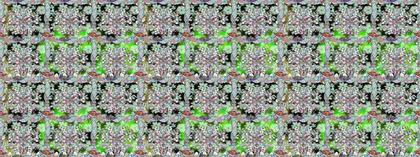 Düz Çiçek Elementleri Tasarımı. Sevimli çiçek raster deseni. Tarafsız renklerde çiçekler. Renkli Yaz Temalı Kusursuz Arkaplan.