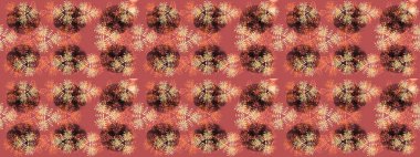 İllüstrasyon kar tanesi. Güzel dekorasyon. Kışın sembolü. Pembe, kahverengi ve turuncu renkli suluboya kar taneleri.