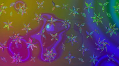 Sketch pattern with fantasy flowers, natural wallpaper, floral decoration curl illustration. Home decor. Paisley print hand drawn elements.