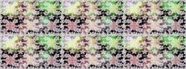 Düz Çiçek Elementleri Tasarımı. Raster illüstrasyonu. Tarafsız renklerde zarif çiçek buketi suluboya. Renkli Bahar Teması Kusursuz Arkaplan.