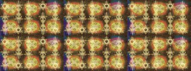 Kışın sembolü. Renkli arka planda izole edilmiş suluboya kar taneleri. Kar tanesi kışı. Raster illüstrasyonu.