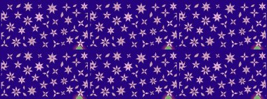 Vadinin mavi renkli çiçekleri. Raster çiçek desenleri çiziyor..