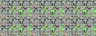 Düz Çiçek Elementleri Tasarımı. Sevimli çiçek raster deseni. Tarafsız renklerde çiçekler. Renkli Yaz Temalı Kusursuz Arkaplan.