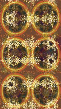 Renk arka plan üzerinde izole soyut kar taneleri ile düz tasarım. Snowflakes desen. Raster resim. Kar tanesi renkli desen. Raster kar taneleri arka plan.