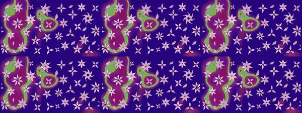 Raster illüstrasyonu. Tekstil veya kitap kapakları, imalat, duvar kağıtları, baskı, hediye paketi ve yapıştırma kitabı için çiçek eskizi geçmişi. Küçük ölçekli çiçeklerdeki basit sevimli desen.