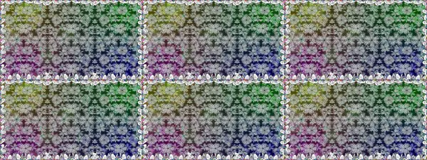 Gri renkli çiçekler. Raster illüstrasyonunda kusursuz çiçek deseni.