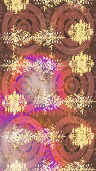 Raster resim. Renkli arka plan üzerinde izole suluboya kar taneleri. Kış. Kış sembolü.