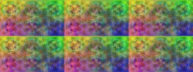 Güzel soyut kar taneleri raster tasarımı. Düz kar karalama ikonları, kar taneleri silueti yeşil, kahverengi ve mor renkli yılbaşı afişleri, kartlar. Yeni yıl kar tanesi.