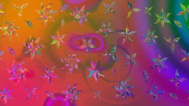 Raster Hip kumaş deseni. Eskiz Vintage Çiçek Deseni.