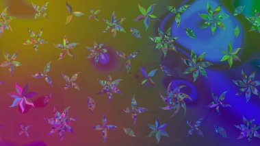 Raster çiçek izi. Klasik taslak çizimi. Çiçek rengi eskiz deseni.