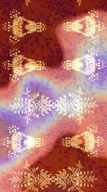 Yüzey için tekrarlanan doku, ambalaj kağıdı, nötr, kırmızı ve pembe renkte kar tanesi. Kış kar taneleri, raster arka plan.