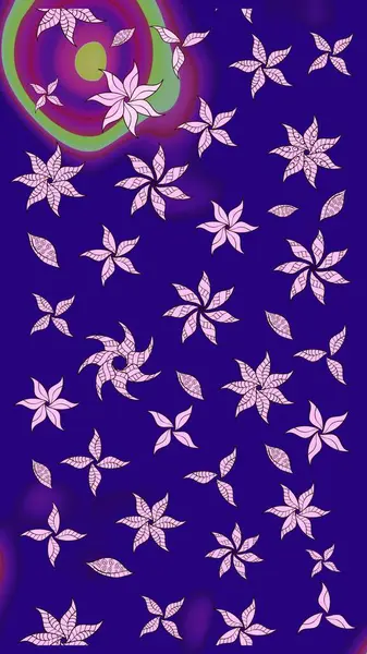 Nakış desenli çiçek deseni. Parmak izi, kumaş, duvar kâğıdı, tekstil için raster dokusu. Renkli grunge soyut arkaplanı coloblue çiçekleri ile zenginleştir.