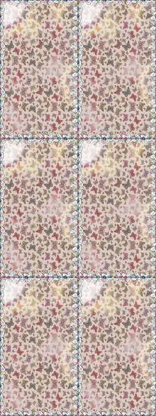 Gri ve nötr arkaplan üzerine dekorasyon. Raster illüstrasyonu. Renkli kelebeklerin kusursuz arka planı.