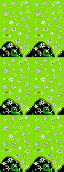 Halk tarzı. Parlak renkli çiçekli ve yeşil yapraklı harika bir çiçek deseni. Modern çiçek arkaplanı. Moda baskıları için zarif bir şablon.