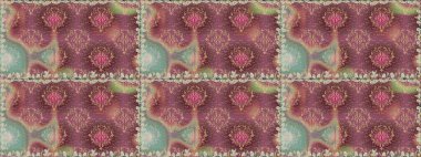 Suluboya desensiz çiçek buketi. Moda baskısı. Dekorasyon ve tasarım için güzel bir desen. Çiçeğin suluboya çizimlerinin mükemmel deseni. Ayarlanmış.