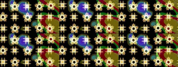 Kar taneleri koleksiyonu. Raster illüstrasyonu. Siyah, kahverengi ve sarı kar tanelerinden izole edilmiş. Güzel kış süsleri..