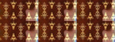 Kar Tanesi Raster illüstrasyonu. Kış kar tanesi. Kahverengi, bej ve nötr renklerde izole edilmiş. Kar Tanesi Simgesi.