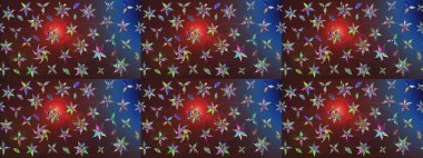 Kahverengi renklerde bahar çiçekleri. Raster illüstrasyonu. Yaprak ve çiçeklerin suluboya resmi, kahverengi renklerdeki çizim deseni.