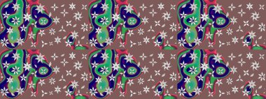 El çizimi Raster çizimi. Karalama elementleri. Çizim çiçek deseni duvar kağıdı, web sitesi arkaplanı, paket kağıdı, davetiye, broşür, pankart veya web sitesi için kullanılabilir.