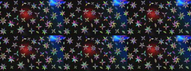 Raster. Zarif, parlak ve gri çiçek desenli tasarım. Sabıka baskıları, bebek kıyafetleri, duvar kâğıtları, paket kutuları vb..