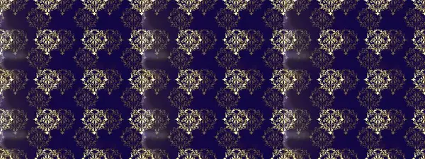 Kusursuz klasik raster altın desenli. Geleneksel oryantasyon süsü. Klasik klasik klasik arka plan. Altın elementlerle mavi, gri ve kahverengi renklerde kusursuz desen. Raster illüstrasyonu.