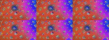 Pembe renkli çiçekler. Küçük çiçekte sevimli çiçek deseni var..