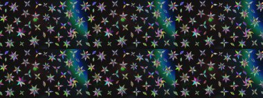 Arkaplan dokusu, duvar kağıdı, çiçek temalı gri renkler. Soyut etnik raster çizim kalıbı. Kabile sanatı boho baskısı, klasik çiçek arkaplanı.