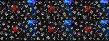 Raster. Zarif, parlak ve gri çiçek desenli tasarım. Sabıka baskıları, bebek kıyafetleri, duvar kâğıtları, paket kutuları vb..