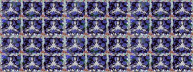 Hediye ambalaj kağıdı, tebrik kartları, posterler ve pankart tasarımı. Mor renkli çiçekler. Raster düz çiçekleri pürüzsüz desen.